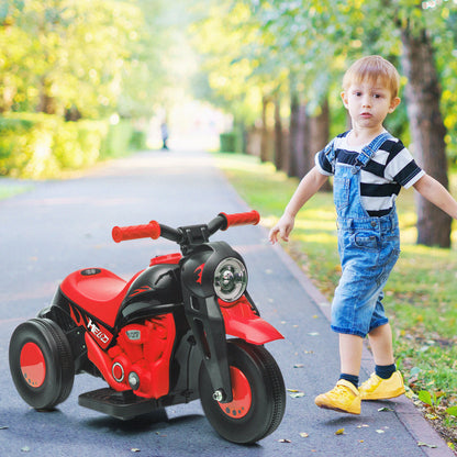 Electric Motorcycle for Kids, 6V Ride on Bubble Car with LED Headlight, Music, Pedal, for 2-5 Years Black Electric Motorcycles   at Gallery Canada