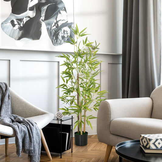 4ft Artificial Tree, Indoor Fake Bamboo with Pot, for Home Office Living Room Decor Artificial Trees at Gallery Canada