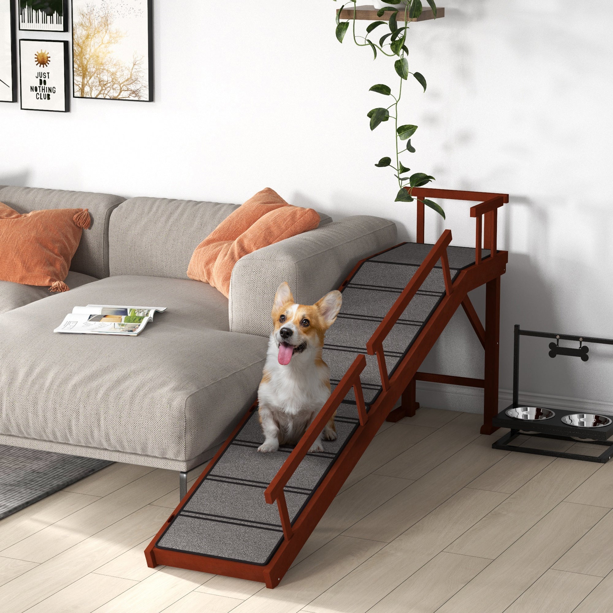 Wooden Dog Ramp for Large Dogs, 73