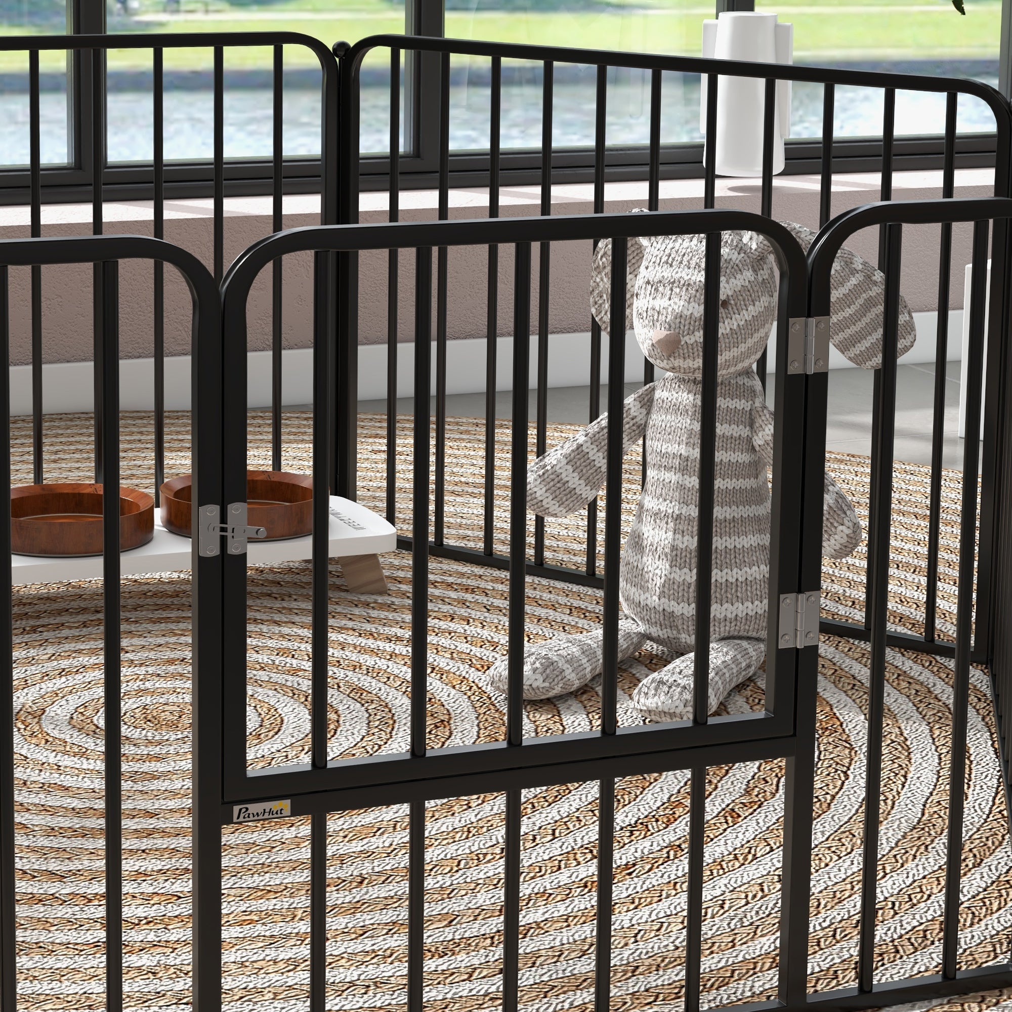 Dog Fence Outdoor 6 Panels 24