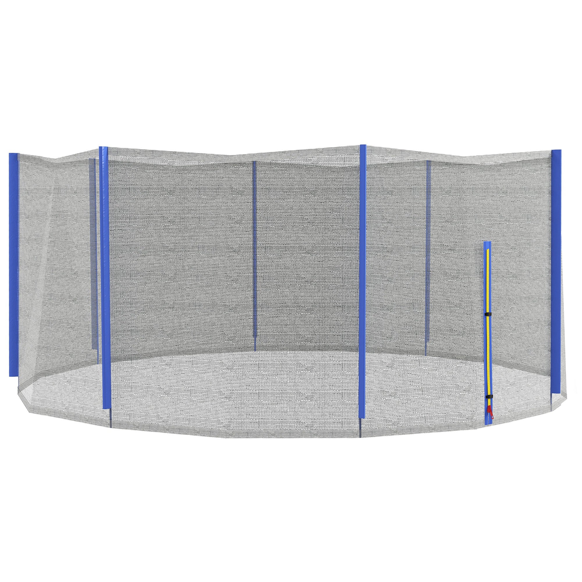Trampoline Net Enclosure for 14ft Round Trampoline with 8 Straight Poles Poles Not Included, Weather Resistant Trampoline Netting Replacement with Zippered Entrance, Blue Trampolines at Gallery Canada