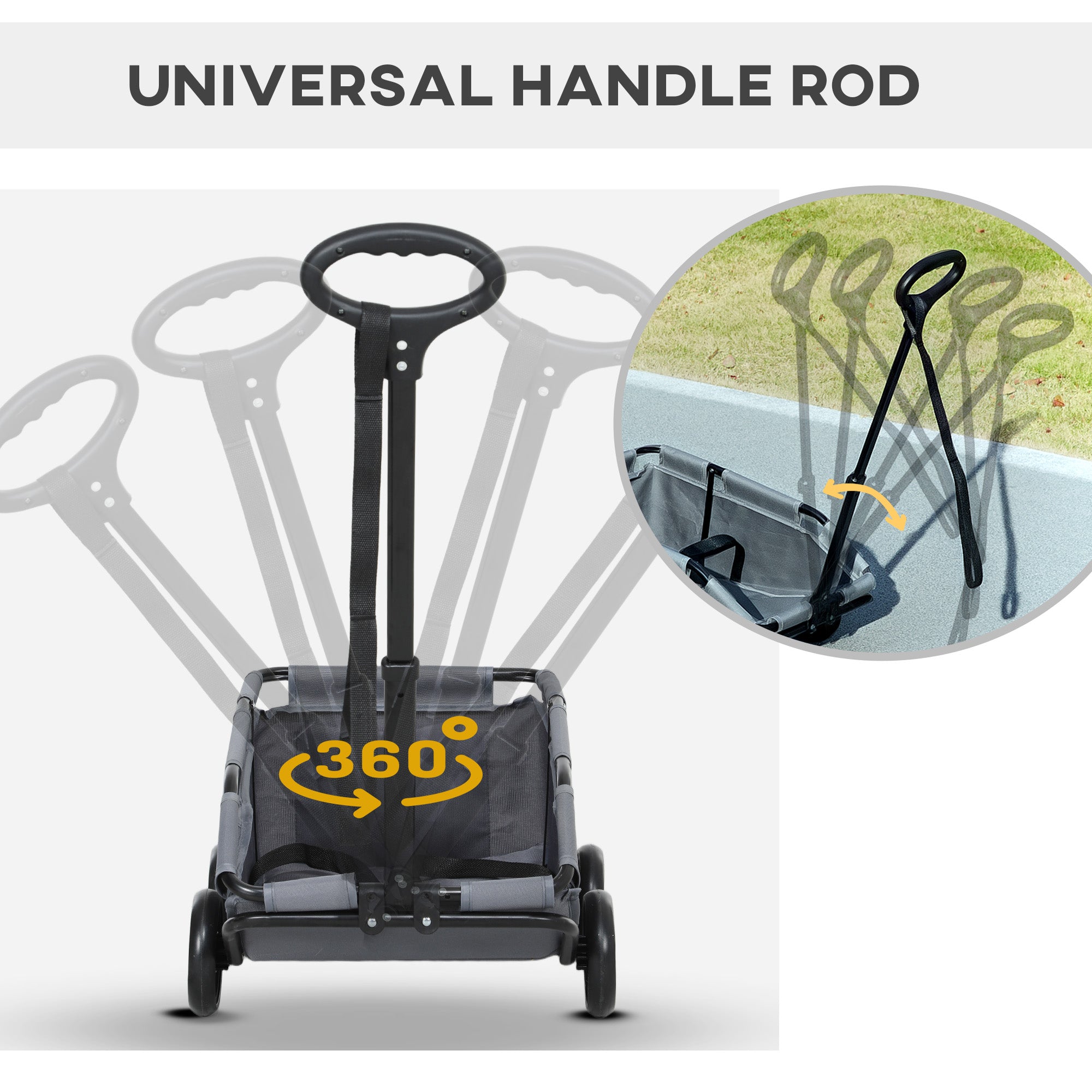 4 Wheels Folding Lightweight Pet Stroller with Universal Handle Rod, Storage Bag, Washable Cushion for Miniature Dogs Dog Bike Trailers & Strollers at Gallery Canada
