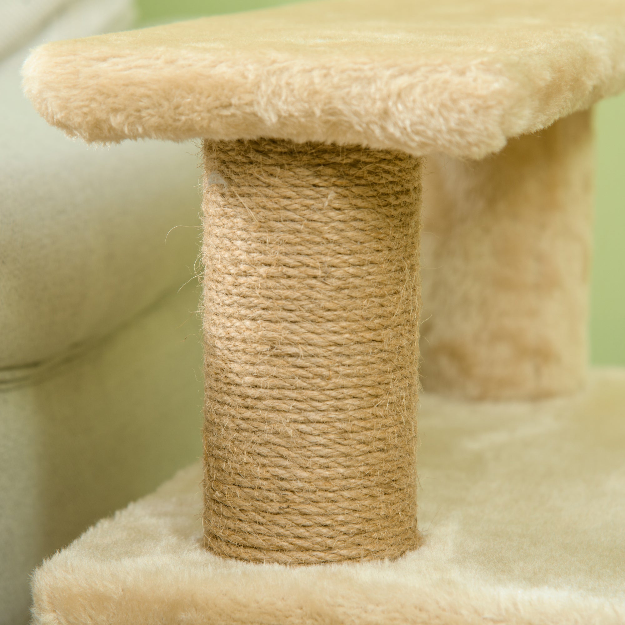 Cat Stairs Pet Steps for Couch Bed with Scratching Posts Condo Ball Toy, 23.6