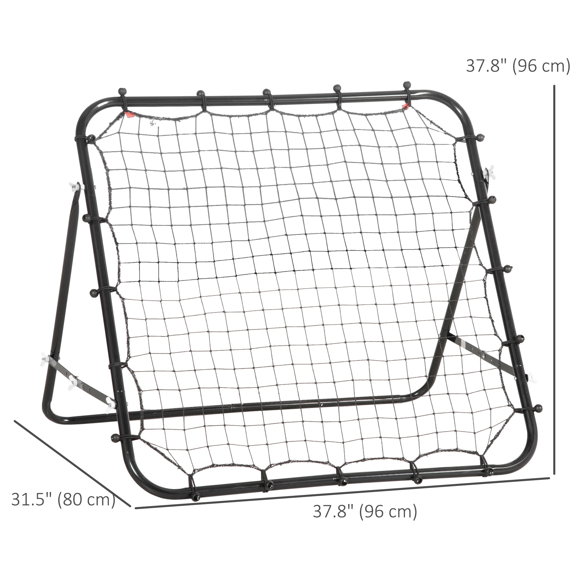 Volleyball Rebounder Net Football Training Aid Kickback Target Play Black Football at Gallery Canada