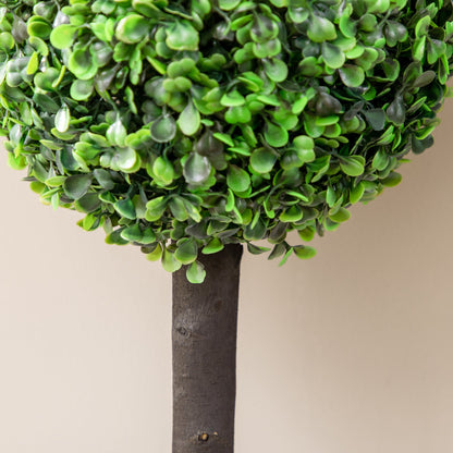 2ft Artificial Plants Boxwood Ball Trees Set of 2 Fake Trees in Pot for Indoor Outdoor Green Artificial Trees   at Gallery Canada