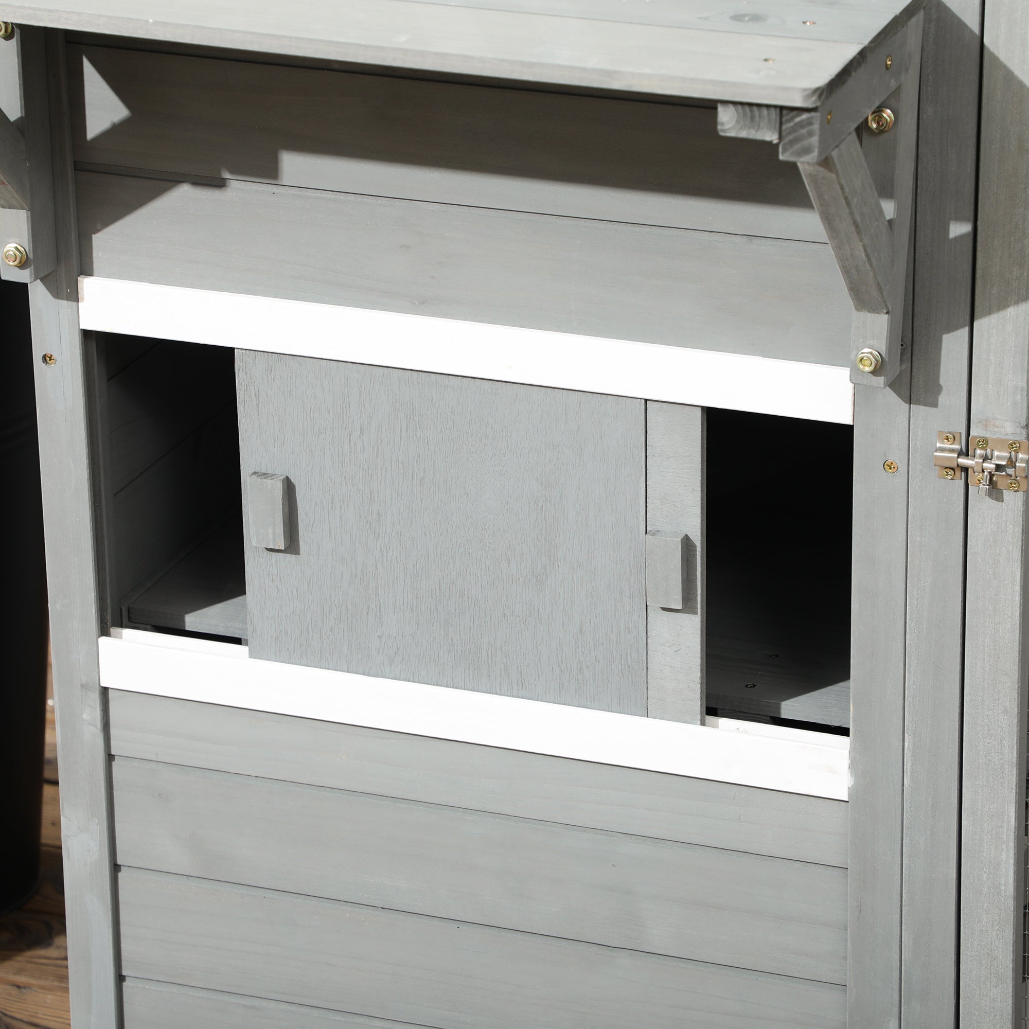 Wooden Cat Catio, 76