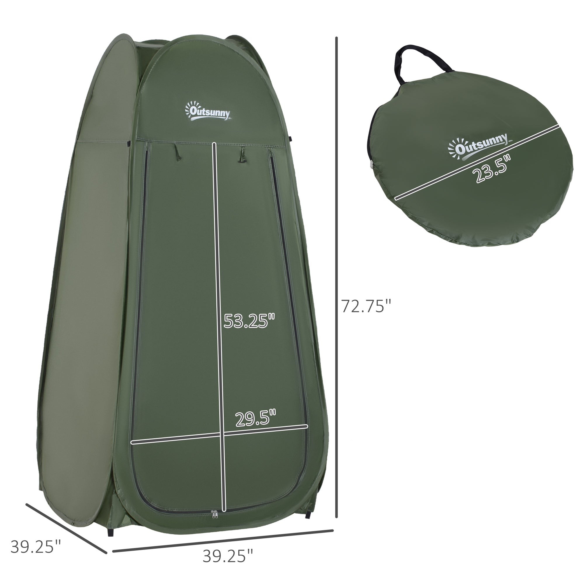Outdoor Portable Multi-use Pop Up Shower Tent Camping Beach Toilet Privacy Changing Room Camping Tents at Gallery Canada