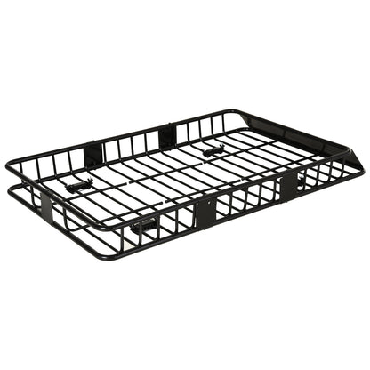 64"/43" x 39" Car Roof Rack, Length Adjustable, Universal Rooftop Cargo Carrier Basket with U-bolts, 220 lbs Capacity Automotive   at Gallery Canada