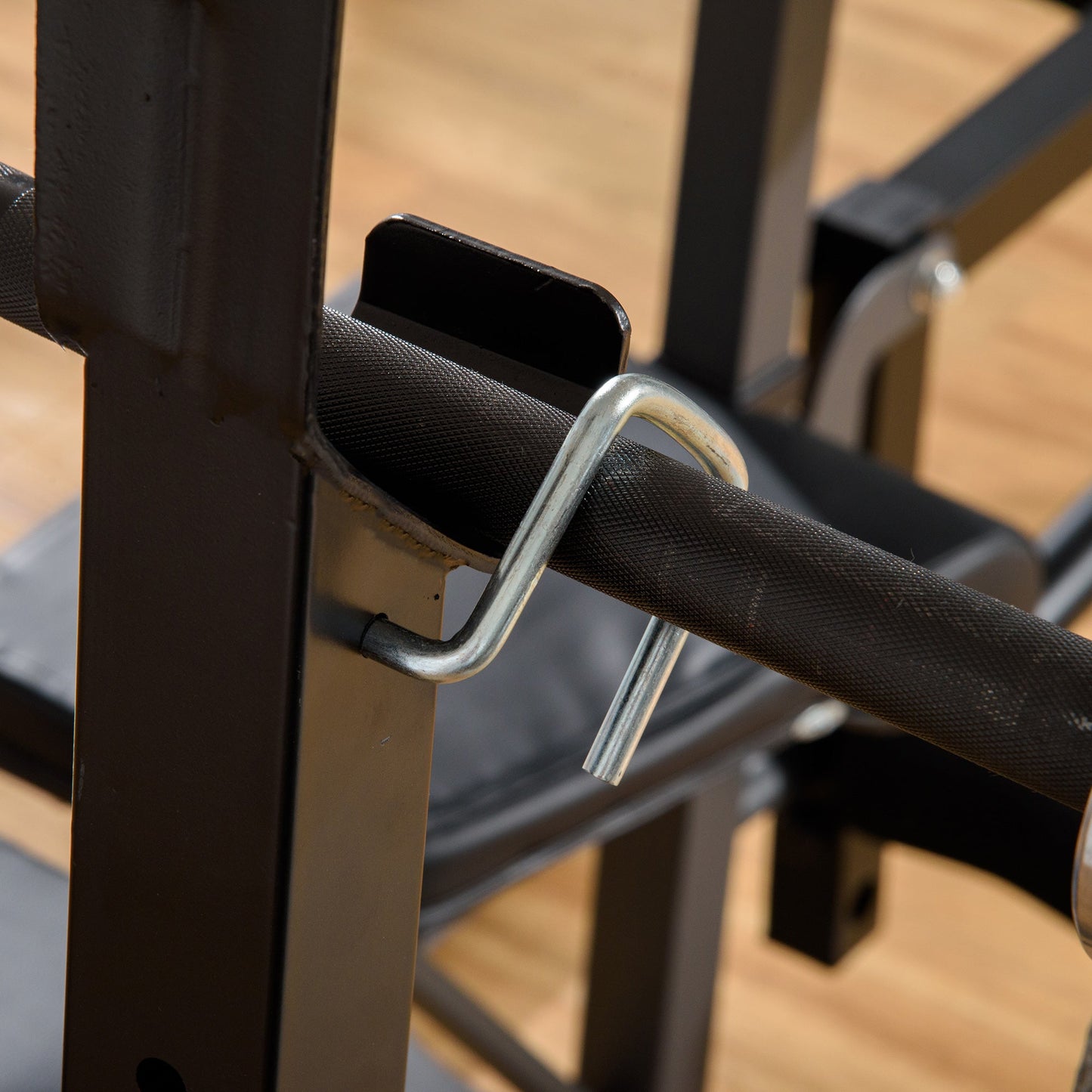 Weight Bench Stand with Squat Rack, Adjustable Olympic Bench, Multifunctional Arm Curl Pad, Leg Extension, Grey Weight Benches   at Gallery Canada