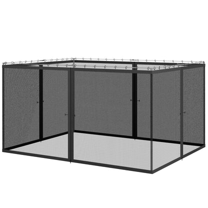 Replacement Mosquito Netting for Gazebo 10' x 13' Black Screen Walls for Canopy with Zippers Gazebos Multi Colour  at Gallery Canada