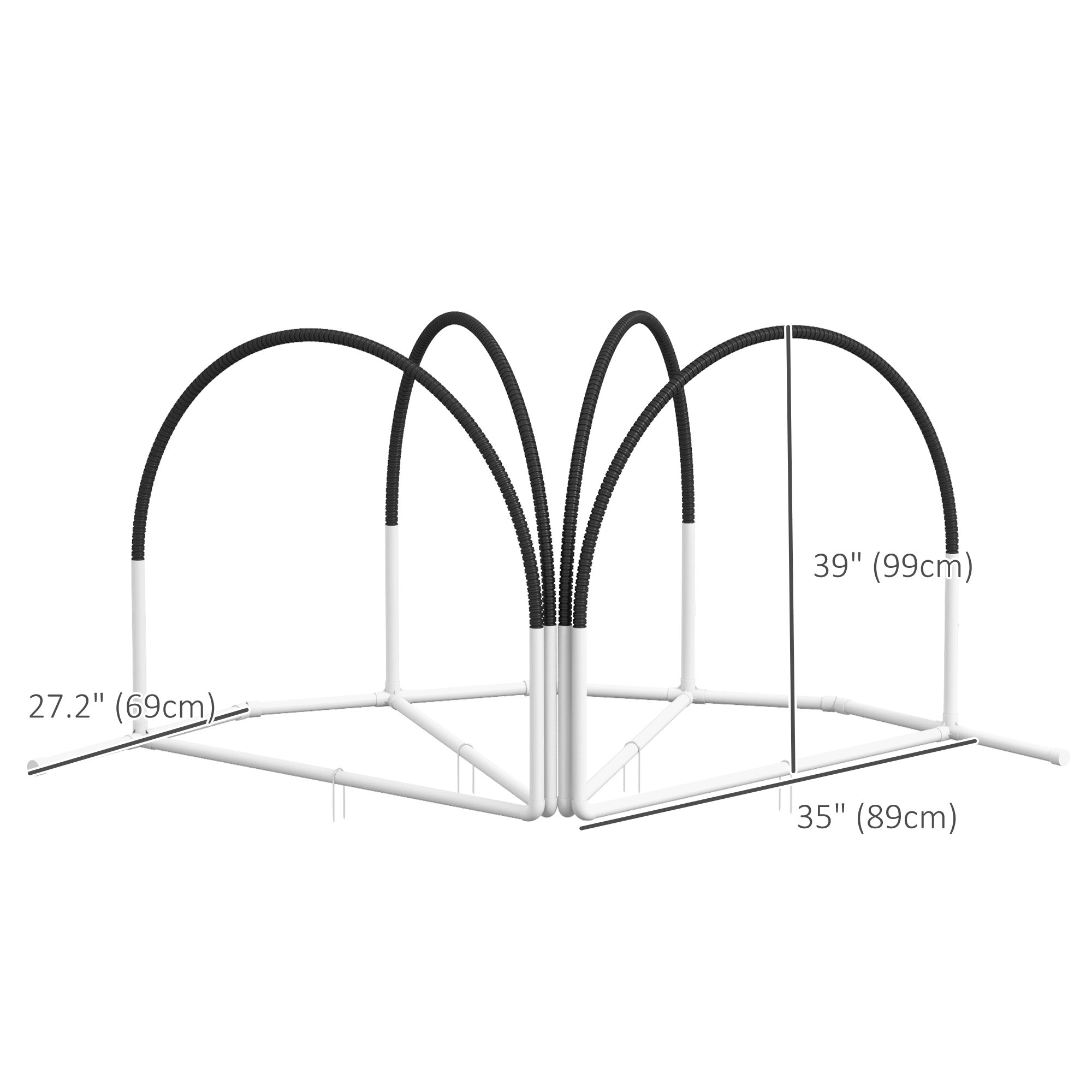 Dog Agility Kit Pet Obstacle Course Training Equipment Outdoor with Weave Poles, Carry Bag, Black Dog Agility Training Equipment at Gallery Canada