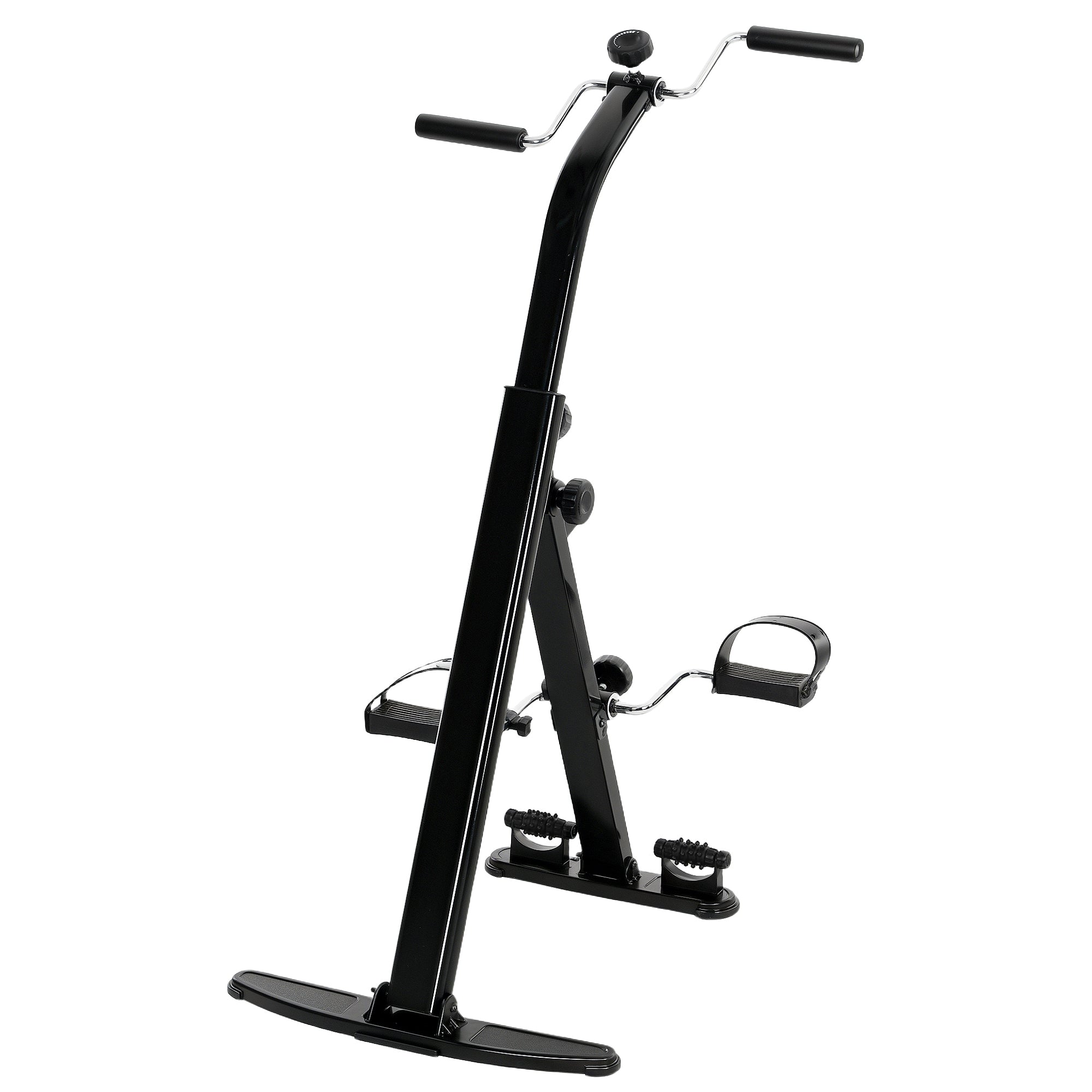 Seated Pedal Exerciser, Foldable Leg Exercise Bike with LCD Monitor for Seniors Elderly Rehabilitation Recovery Therapy Exercise & Stationary Bikes Black at Gallery Canada