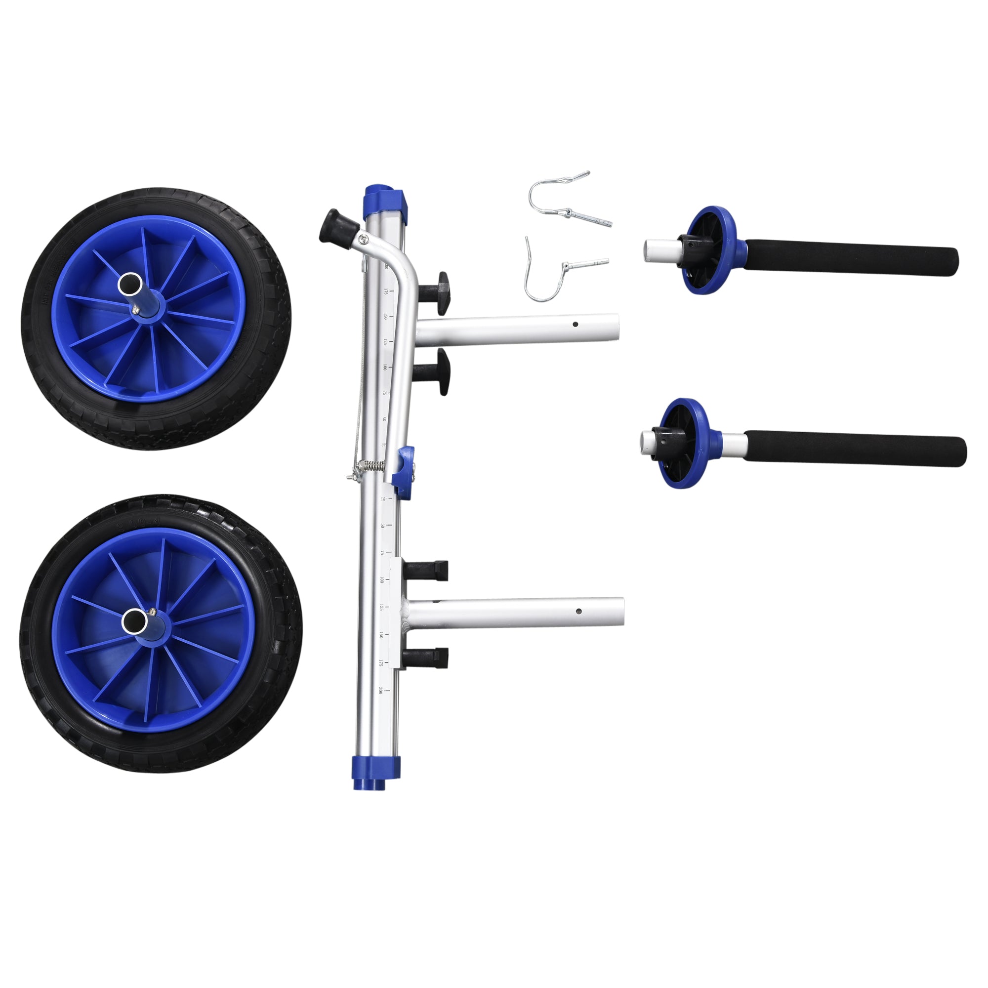Aluminum Kayak Cart Adjustable Kayak Dolly with Wheels and Foldable Kickstand for Kayaks, Canoes, Paddleboards Kayak Carts at Gallery Canada