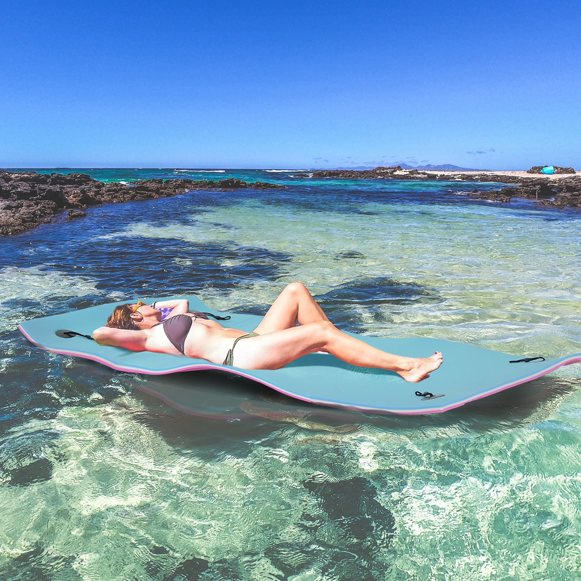 7.5x4ft Floating Mat Floating Lily Pad Water Carpet Float Aqua Mat Water Recreation and Relaxing in Pool Beach Lake Floating Water Mats at Gallery Canada