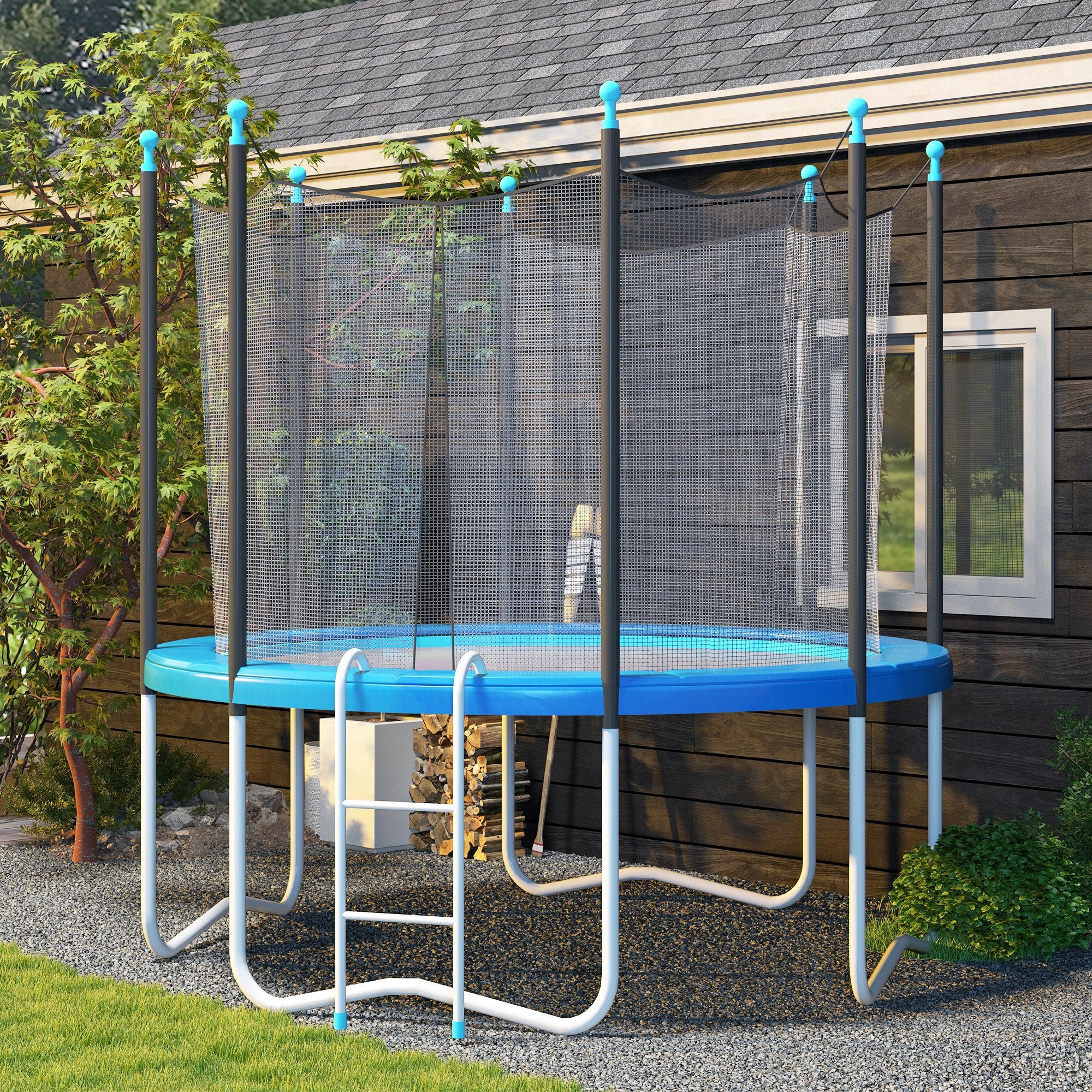 14ft Trampoline Replacement Pad Trampolining Replacement Jump Bounce Exercise GYM Pad Only Light Blue Trampolines at Gallery Canada