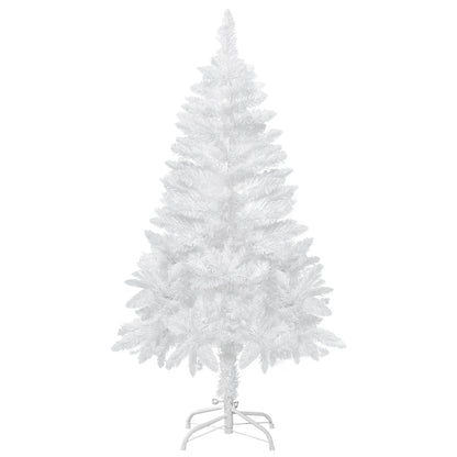 4ft Artificial Christmas Tree with Pine Realistic Branches, Auto Open, for Indoor Decoration, White Artificial Christmas Trees White  at Gallery Canada