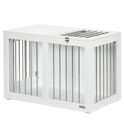 31.5" Dog Crate Furniture with Double Doors, for Medium Dogs, White Houses, Kennels & Pens   at Gallery Canada