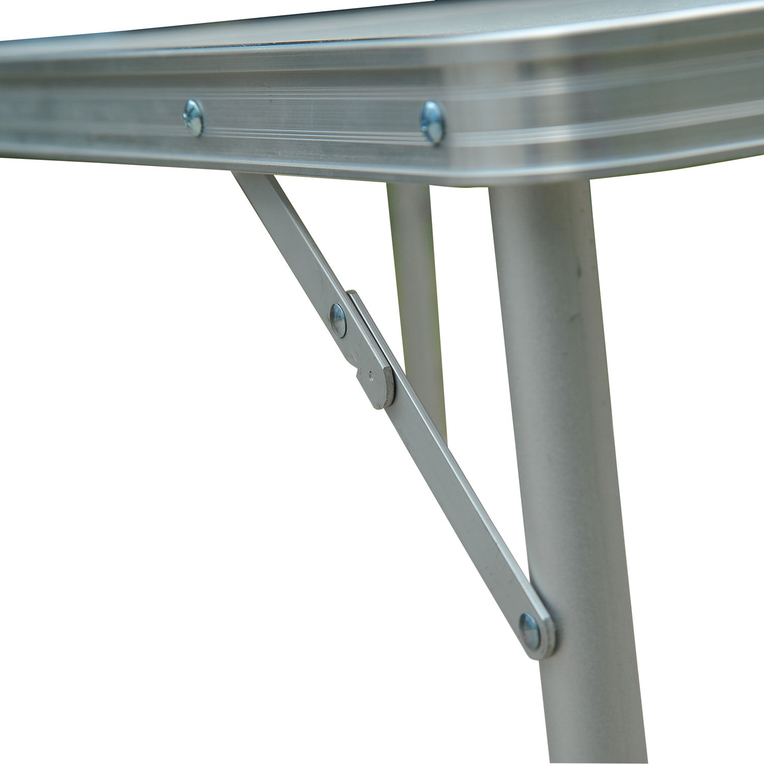 4ft Camping Table Foldable Picnic Garden BBQ Desk Indoor &; Outdoor Folding Table with 2 Level Height Adjustable, Aluminum Frame and Carrying Handle, Silver Picnic Tables & Camping Chairs at Gallery Canada