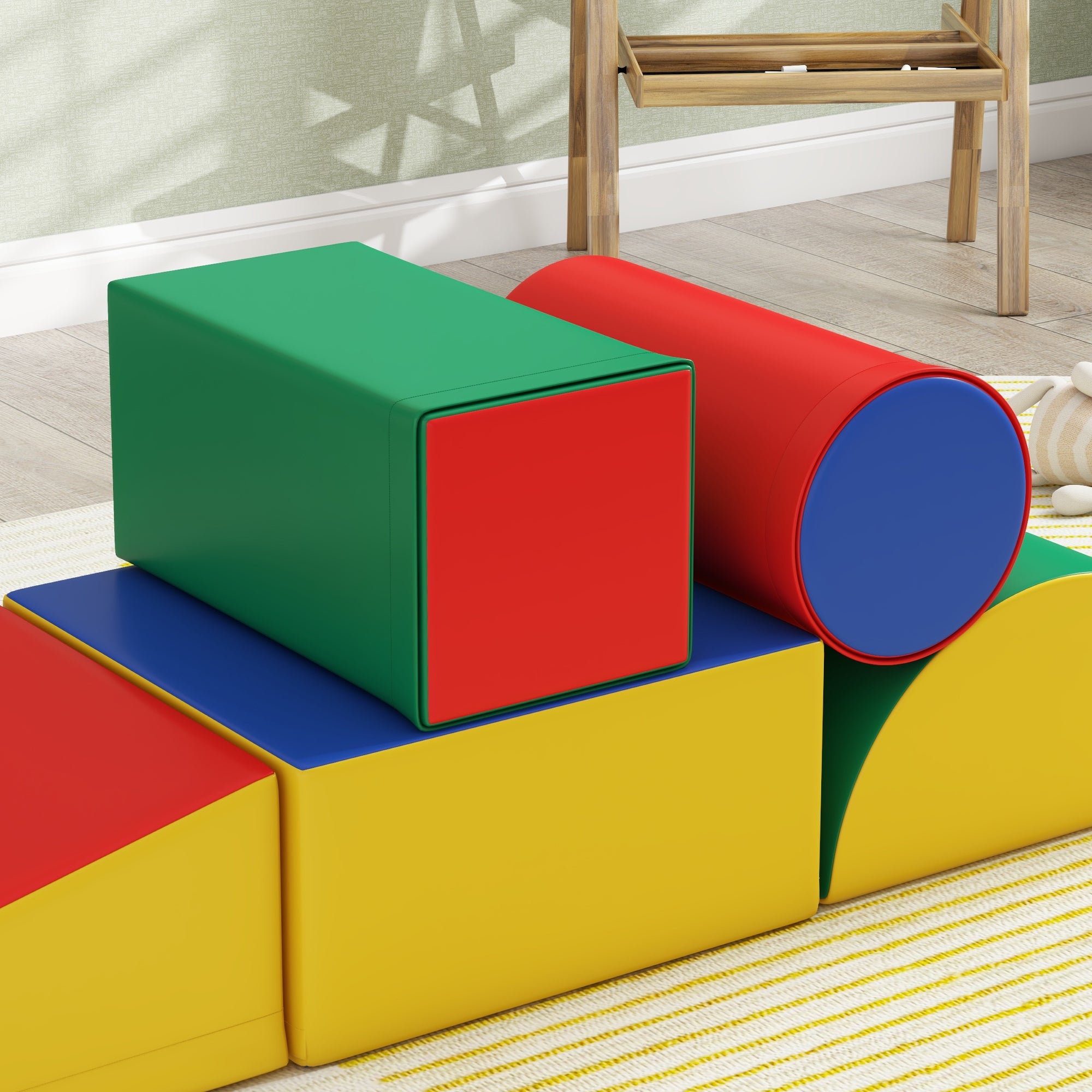 5 Piece Climb and Crawl Activity Playset Soft Safe Foam for Toddler Learning Toy Baby Gym & Playmats at Gallery Canada