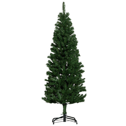 5FT Pencil Christmas Tree, Artificial Christmas Tree with Automatic Open for Home Party, Green Pencil Christmas Trees   at Gallery Canada