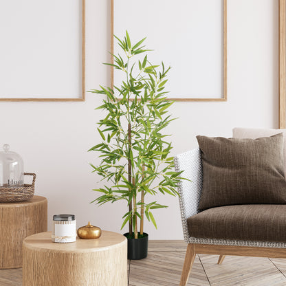 4ft Artificial Tree, Indoor Fake Bamboo with Pot, for Home Office Living Room Decor Artificial Trees at Gallery Canada