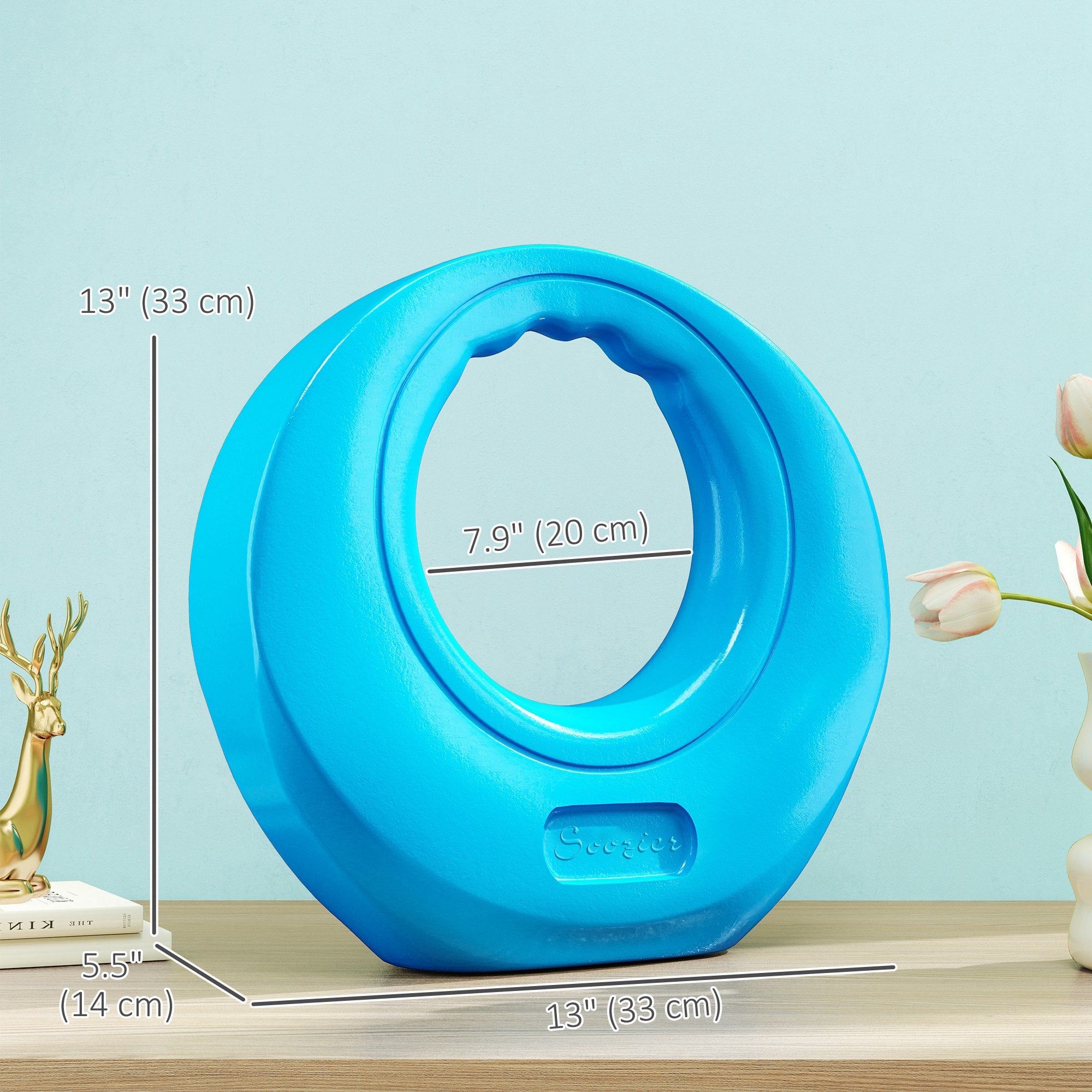 22lbs Kettlebell, Soft Kettle Bell with Wide Handle for Home Gym Weight Lifting and Strength Training, Light Blue Strength Training Equipment at Gallery Canada