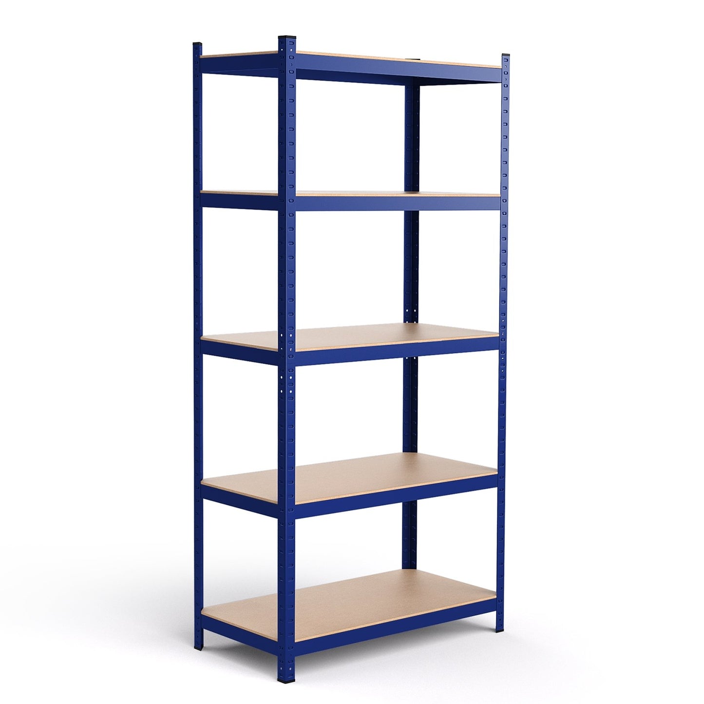 35.5 x 71 Inch Adjustable 5-Layer 2000 lbs Capacity Tool Shelf, Blue - Gallery Canada