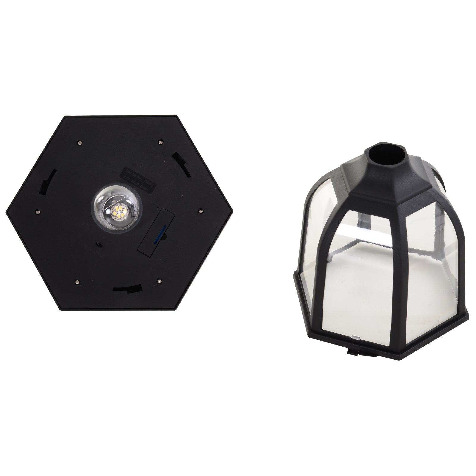 Solar Torch Lights Outdoor Garden Lighting 6 LED Water-Resist Auto On/Off 6 Hours Solar Post Lamps at Gallery Canada