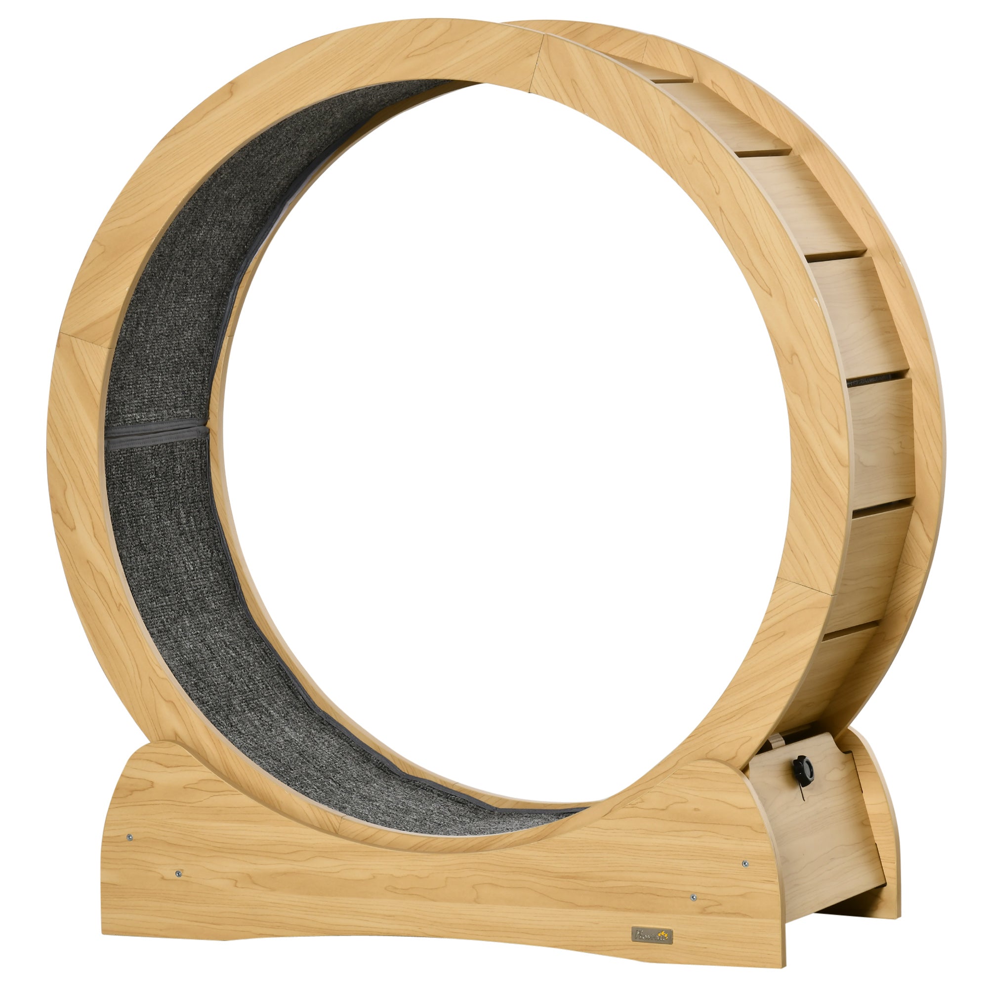 Cat Running Wheel, Cat Exercise Treadmill with Brake, Carpeted Runaway, Pet Fitness Weight Loss Device, Natural Cat Climbing Wall at Gallery Canada