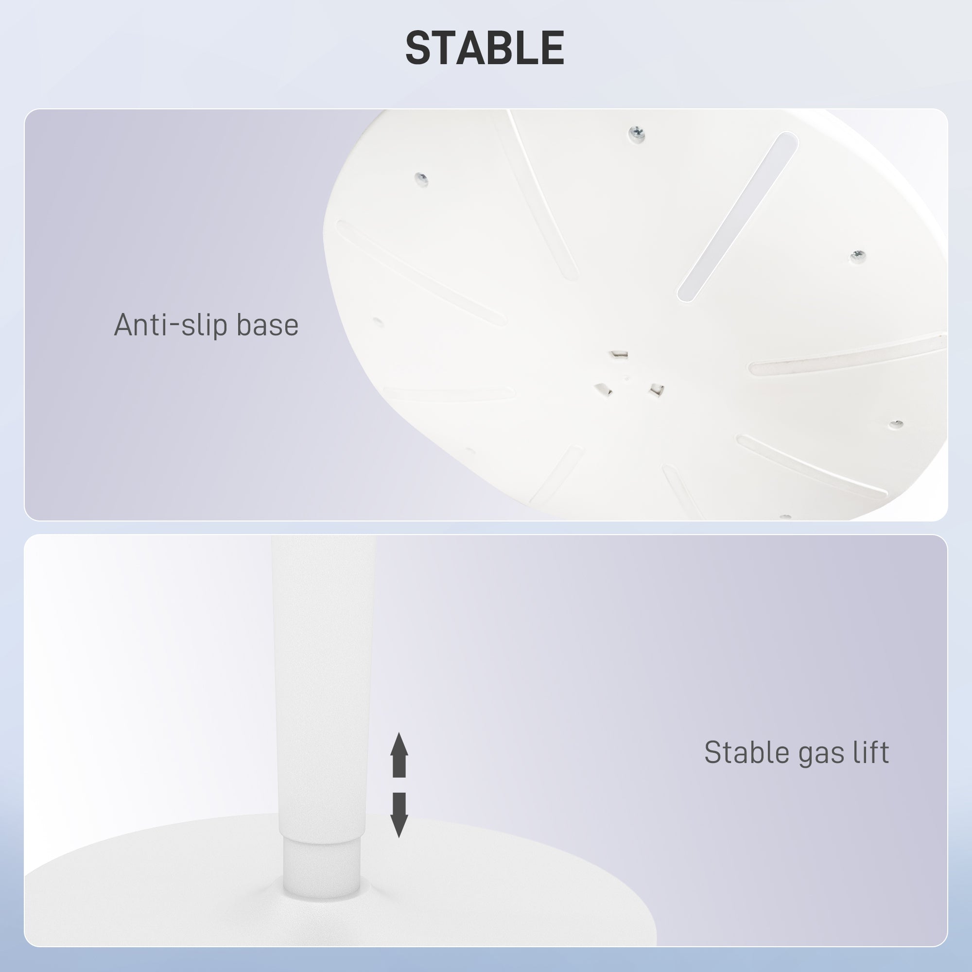 Standing Desk Stool, Ergonomic Wobble Chair, Adjustable Leaning Stool for Office Desks, with Rocking Motion, Blue Office Chairs   at Gallery Canada