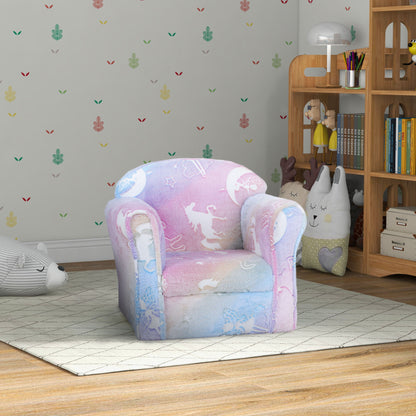 Toddler Chair with Luminous Fairy Design, Wooden Frame, for 18-36 Months, Multicolour Kids Chairs & Seating at Gallery Canada