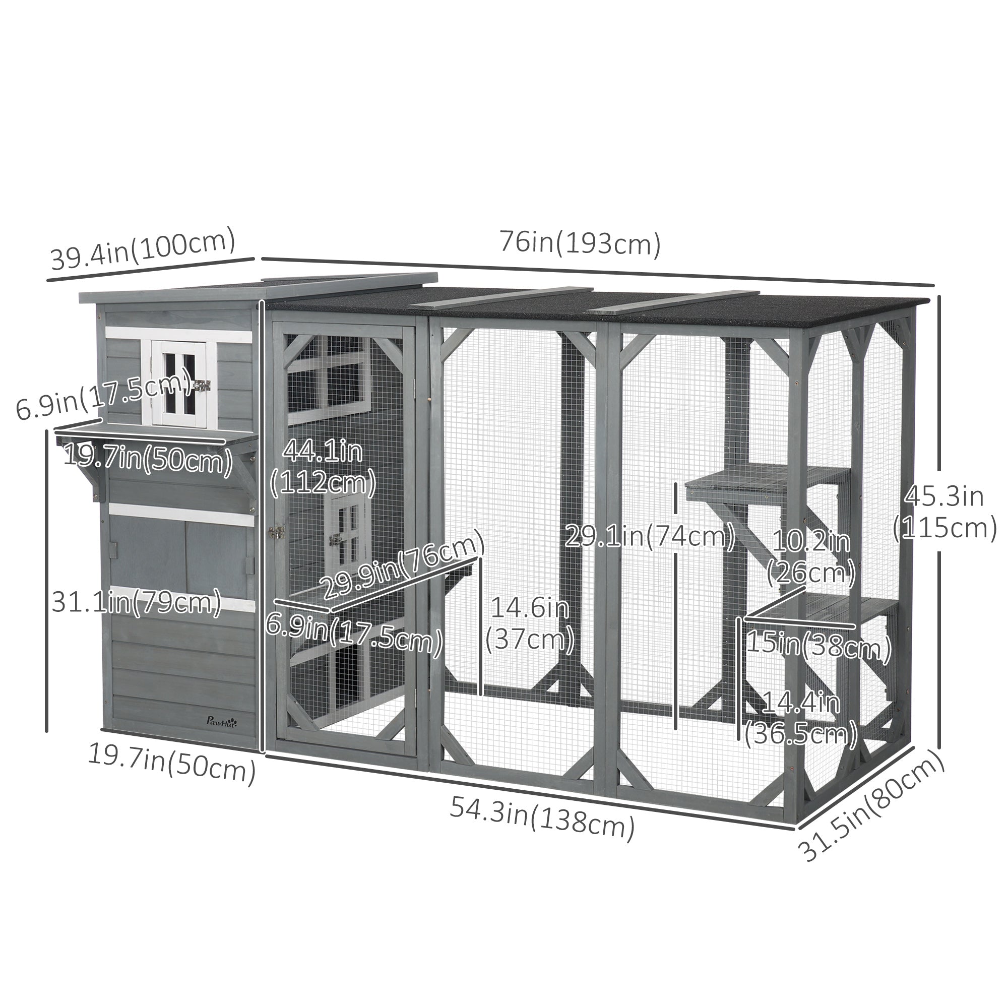 Wooden Cat Catio, 76