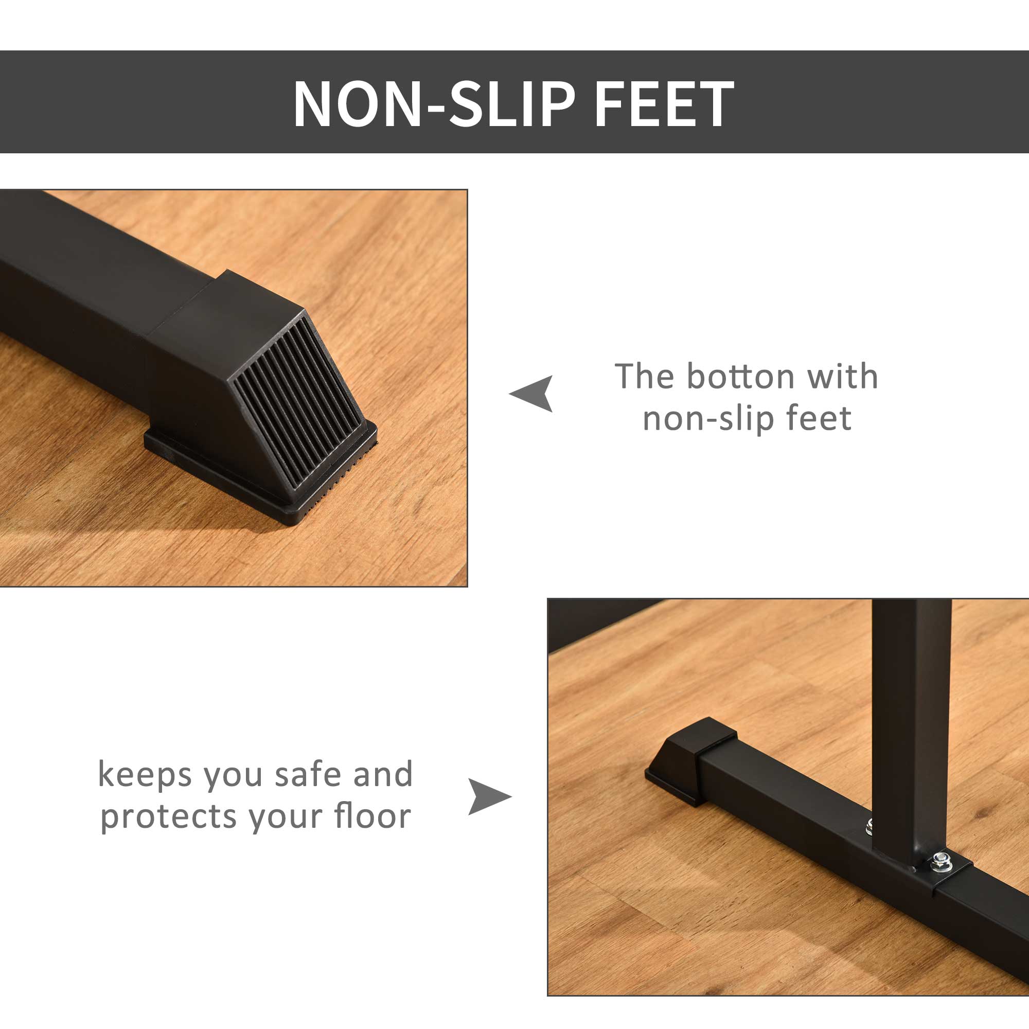Dip Station with Padded Handles, Multifunctional Fitness Training Dip Bar for Indoor Home Gym Workout, Black Power Towers at Gallery Canada