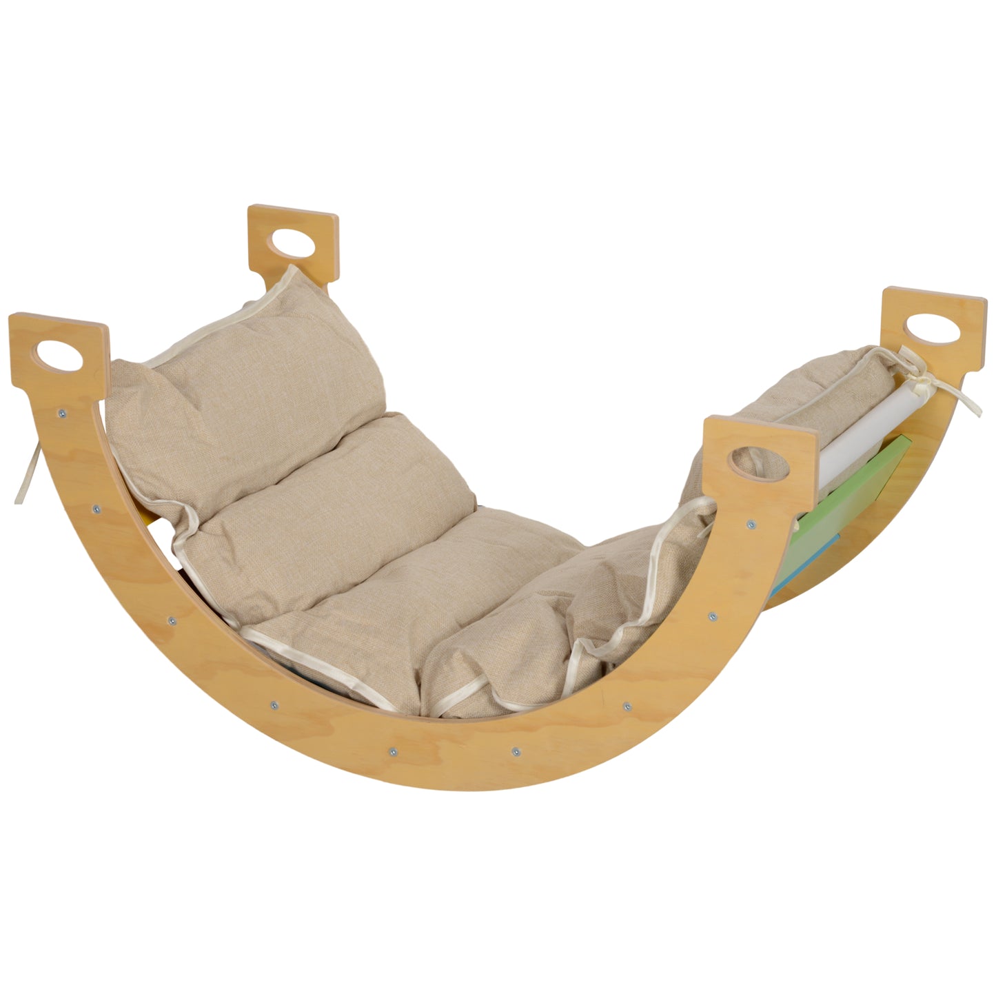 3 in 1 Wooden Climbing Toy for Toddlers with Cushion Pad Baby Gym & Playmats   at Gallery Canada