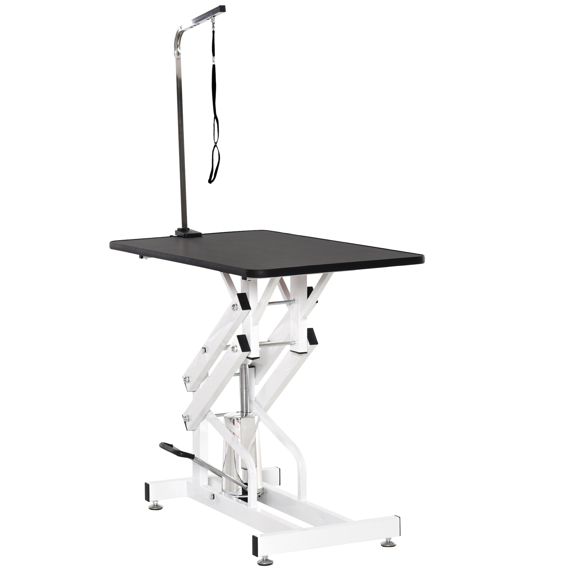 Pet Grooming Table, Height Adjustable Dog Grooming Table with Arm, Noose and Non-Slip Grooming Table, Black Dog Grooming Tables Multi Colour  at Gallery Canada