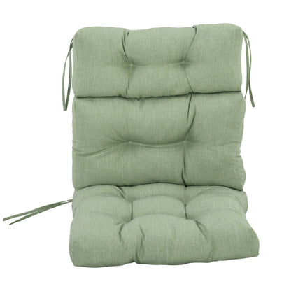 Outdoor Patio Chair Seat/Back Chair Cushion Replacement, Tufted Pillow with Thick Filling and String Ties, Light Green Patio Chair Cushions   at Gallery Canada