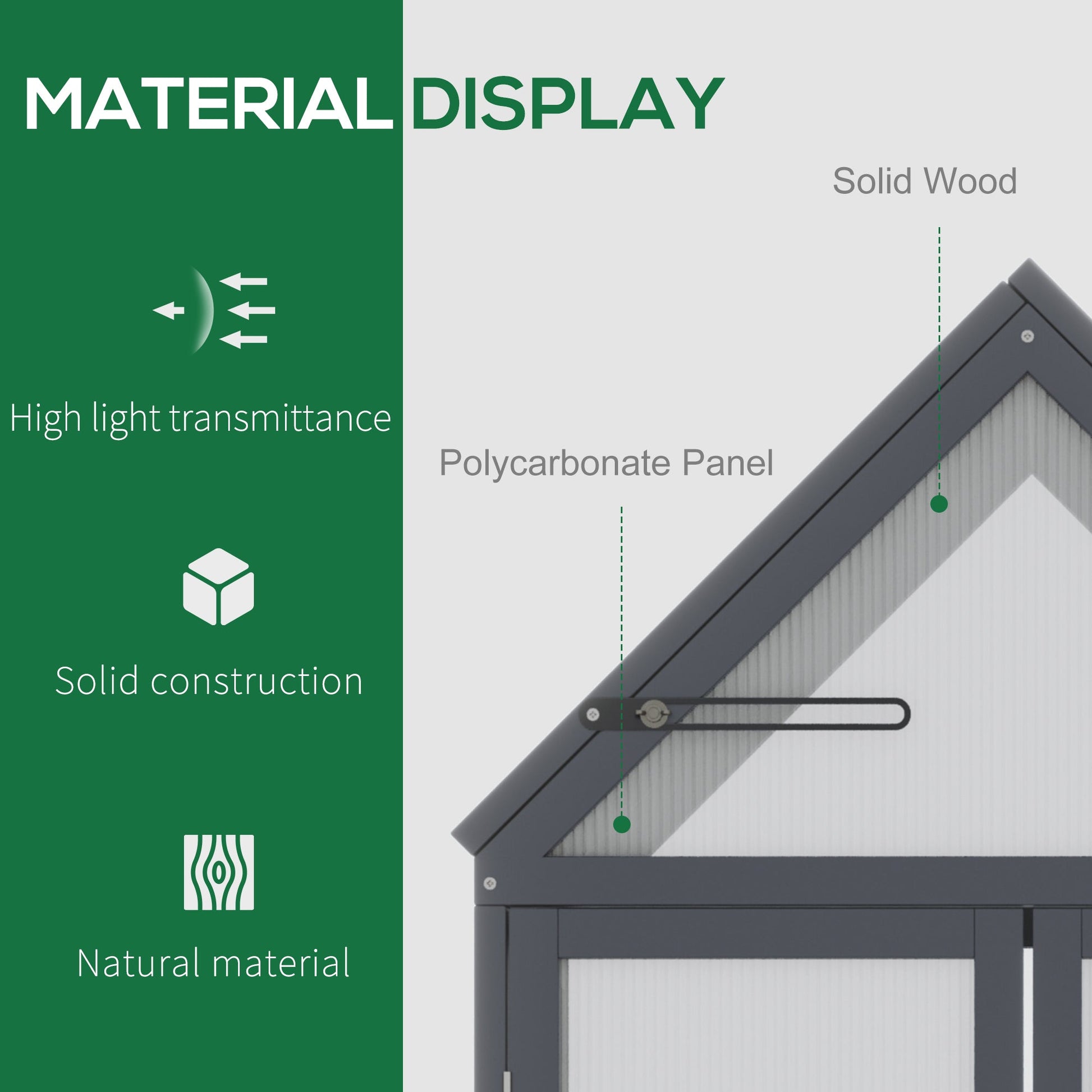 3-Tier Wooden Cold Frame Greenhouse with Shelves and Doors, 28"x17"x52", Grey Cold Frame Greenhouses   at Gallery Canada