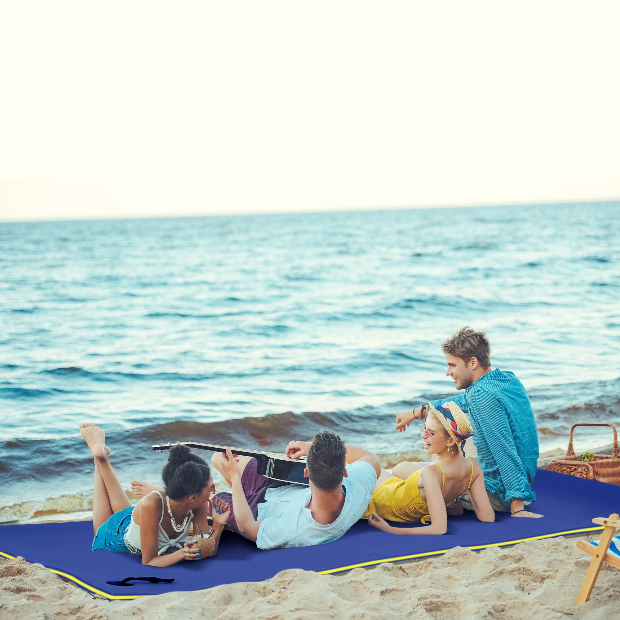 10' x 5' Roll-Up Pool Float Pad for Lakes, Oceans, &; Pools, Water Mat for Playing, Relaxing &; Recreation, Blue Floating Water Mats at Gallery Canada