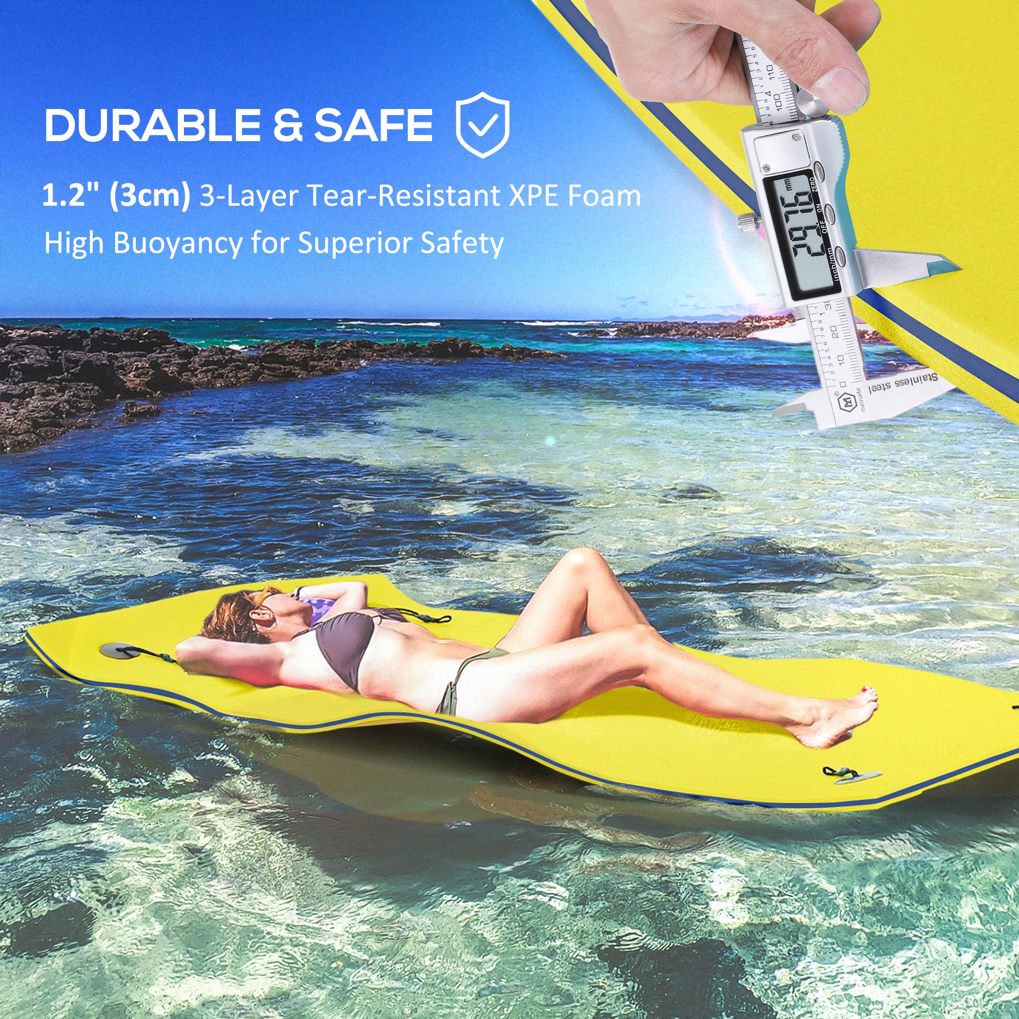 7.5x4ft Floating Mat Floating Lily Pad Water Carpet Float Aqua Mat Water Recreation and Relaxing in Pool Beach Lake Water Sports & Boating Supplies at Gallery Canada