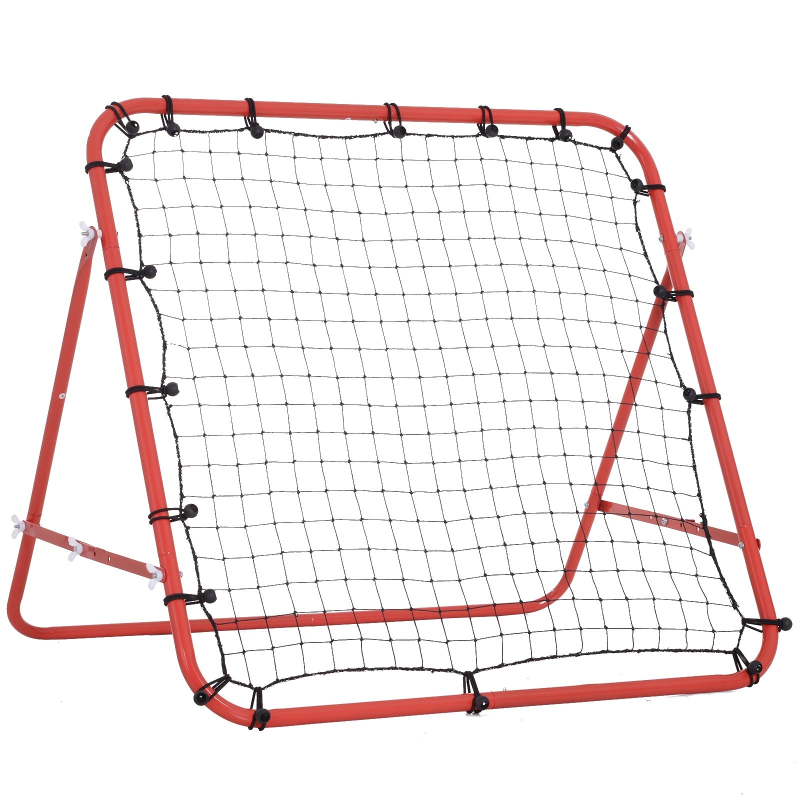 Soccer Training Net Aid Football Kickback Target Goal Play Adjustable, Red Football Red and black  at Gallery Canada