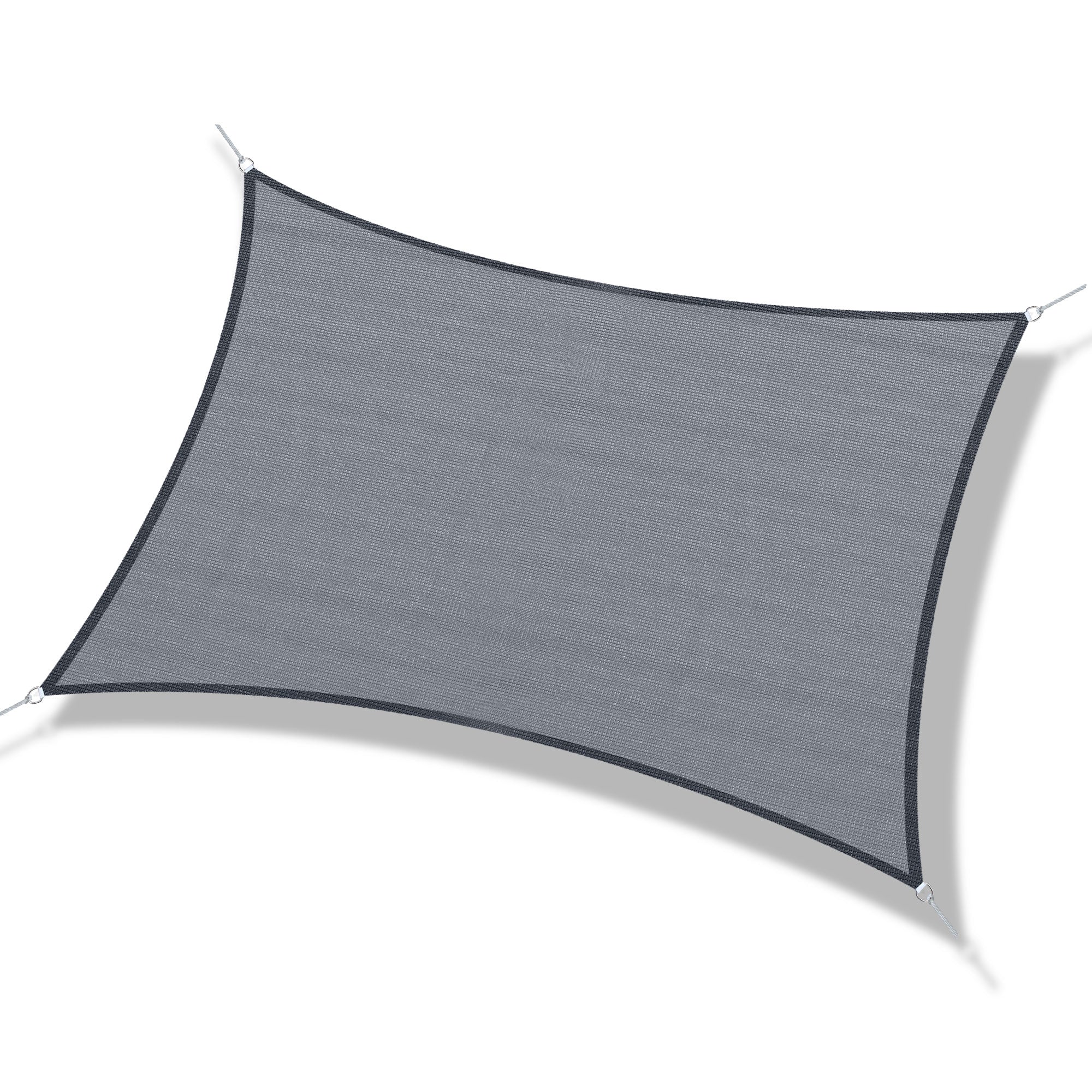 Square 12’ Canopy Sun Sail Shade Garden Cover UV Protector Outdoor Patio Lawn Shelter with Carrying Bag Grey Shade Sails at Gallery Canada