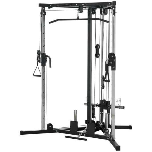 Multifunctional Home Gym Machine with Pull Up Bar, 15-Position Adjustable Strength Training Workout Station Power Towers   at Gallery Canada