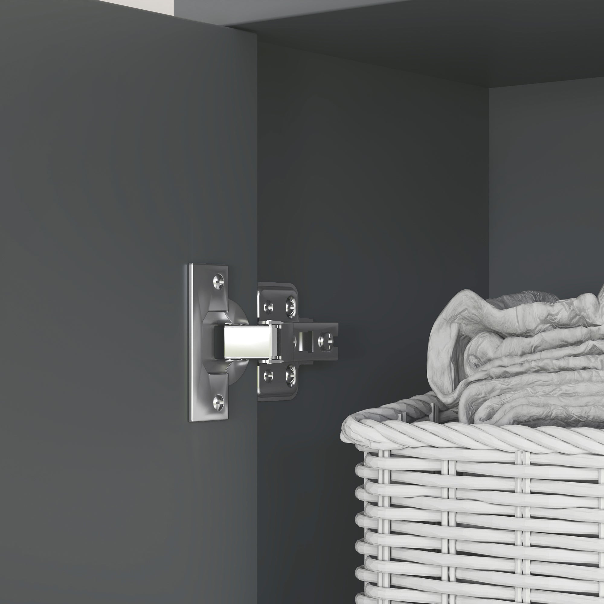 Tall Bathroom Storage Cabinet, Freestanding Bathroom Cabinet with Open Compartments, Double Doors and Drawer Bathroom Cabinets at Gallery Canada