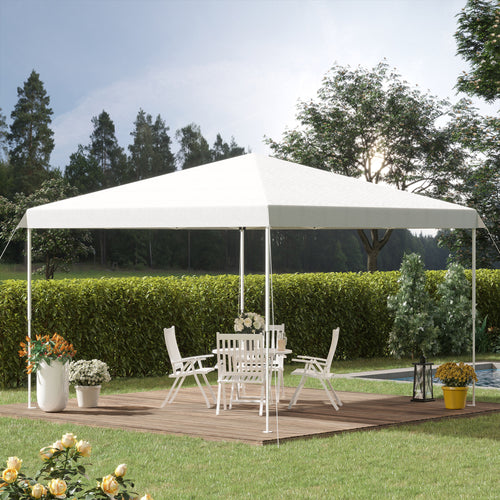 13' x 13' Pop Up Canopy Height Adjustable, Instant Pop Up Canopy Tent with Carrying Bag, Portable Gazebo Tent, White
