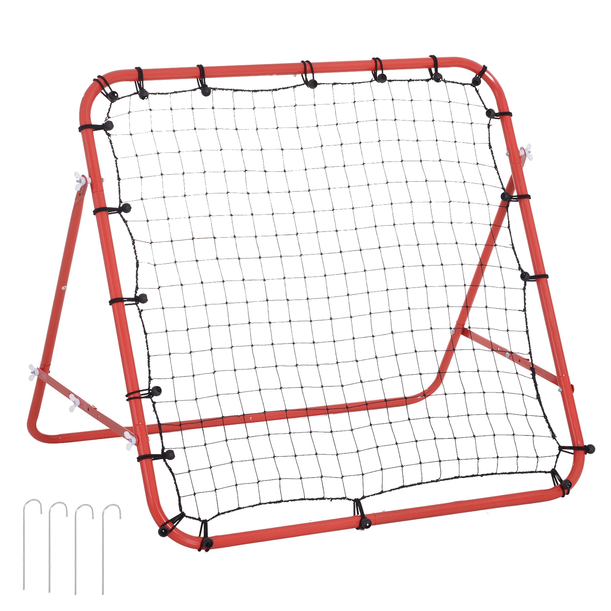 Volleyball Rebounder Net Football Training Aid Kickback Target Play Red Football at Gallery Canada