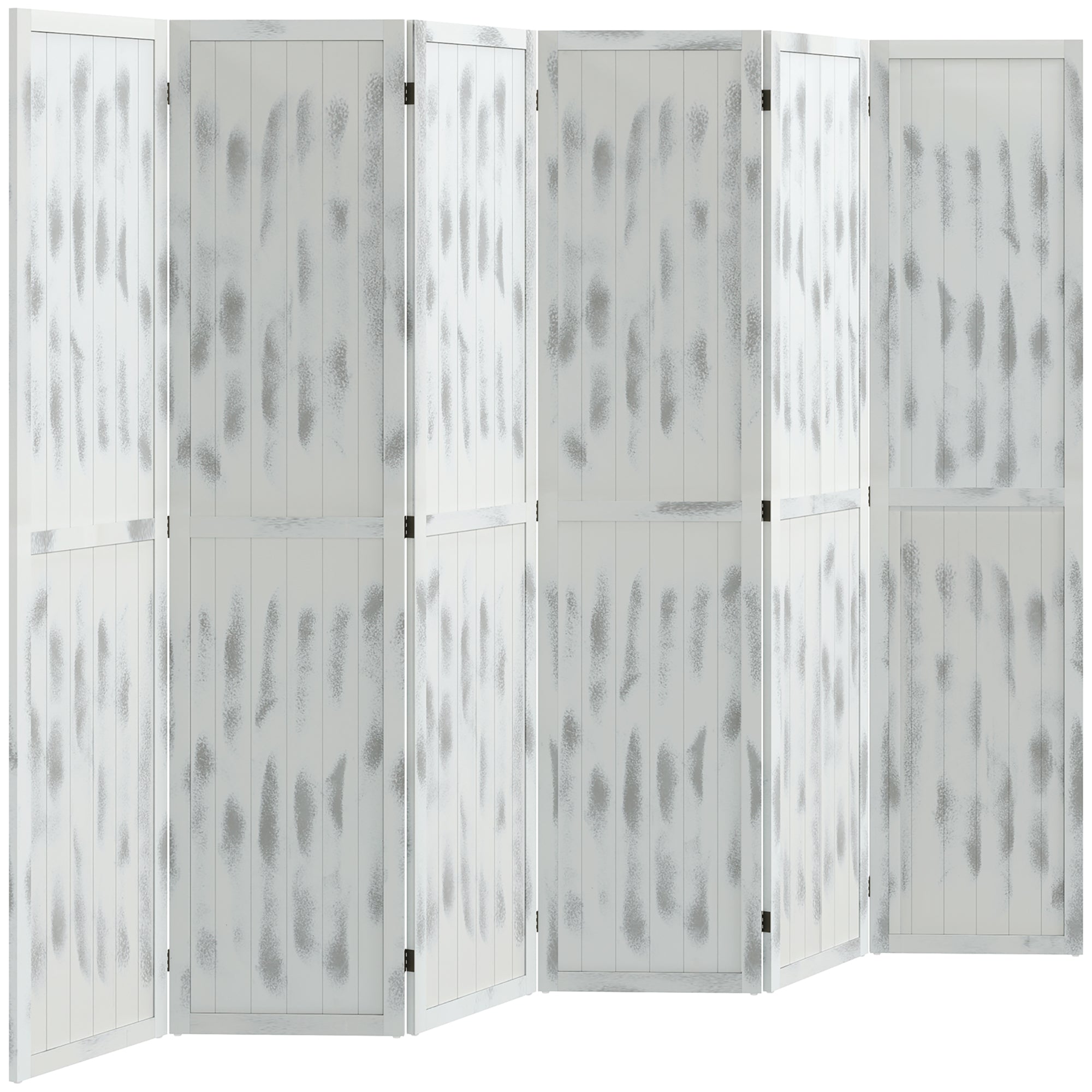 Screen Divider Room Divider Screen with Foldable Design for Indoor Bedroom Office 5.5' Rustic White Room Dividers at Gallery Canada