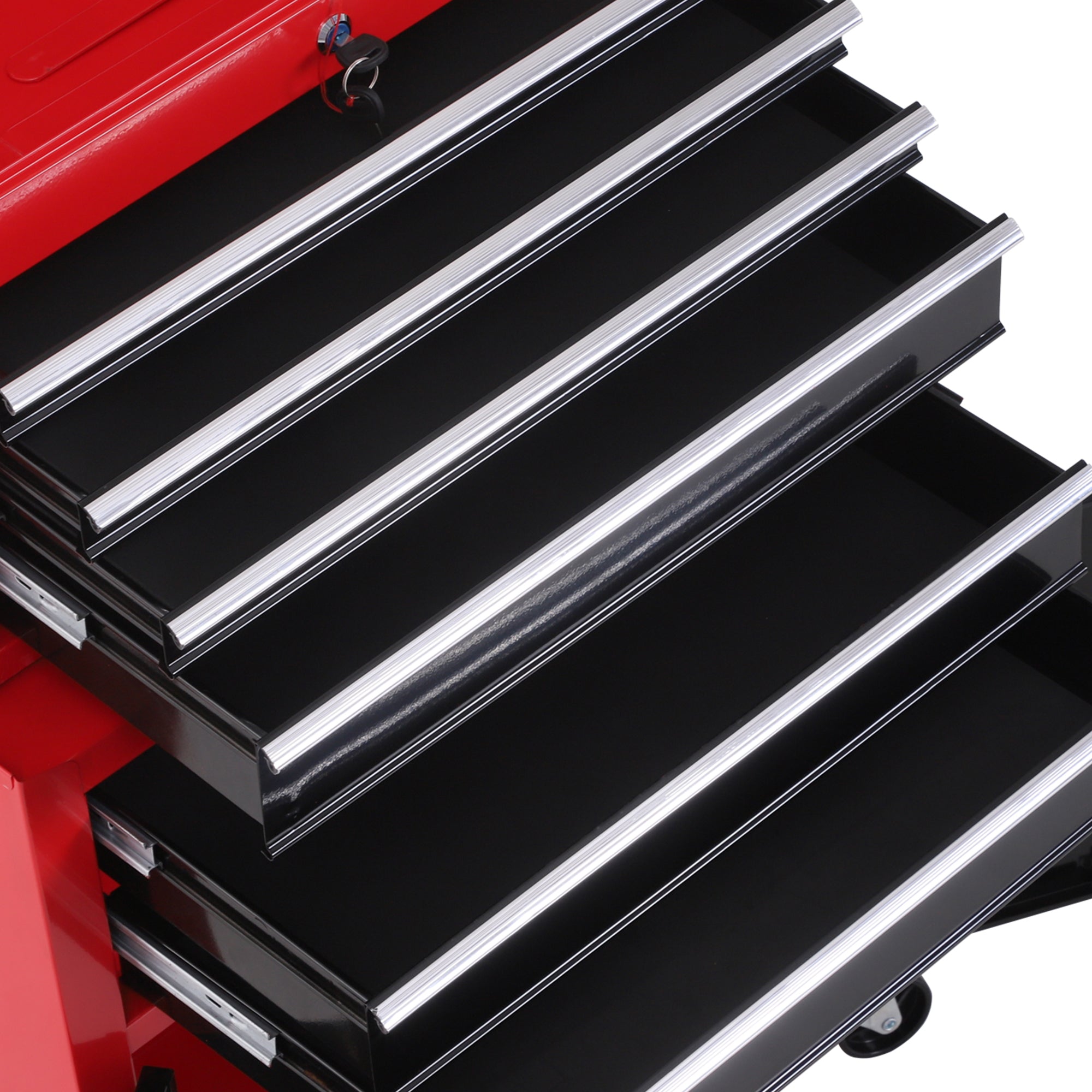 Rolling Tool Chest with Wheels and Drawers, 6-Drawer Tool Storage Cabinet, Detachable Organizer Tool Box Combo, Mobile Lockable Toolbox for Workshop Mechanics Garage Tool Organizers at Gallery Canada