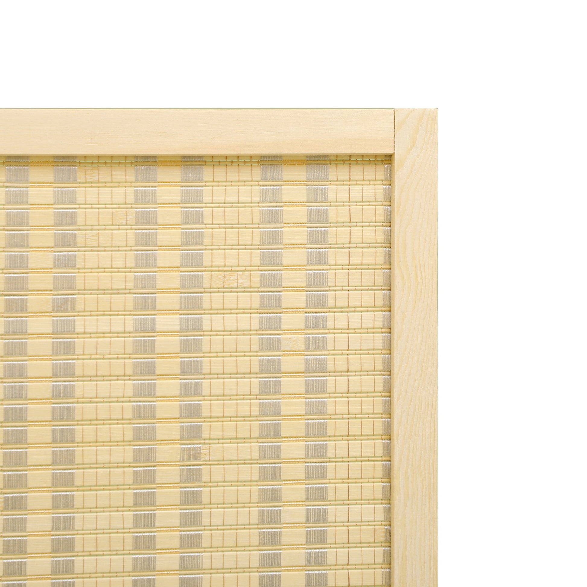 Woven Bamboo Room Divider, 4 Panel Folding Indoor Privacy Screens for Home Office, 71"x71"x0.6", Natural Room Dividers   at Gallery Canada