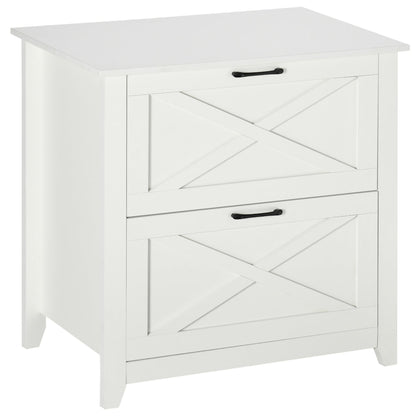 Vertical File Cabinet with Hanging Bars for A4 Size for Home Office, 29.9"x 19.7"x 30.3", White Office Cabinets & Cupboards White  at Gallery Canada