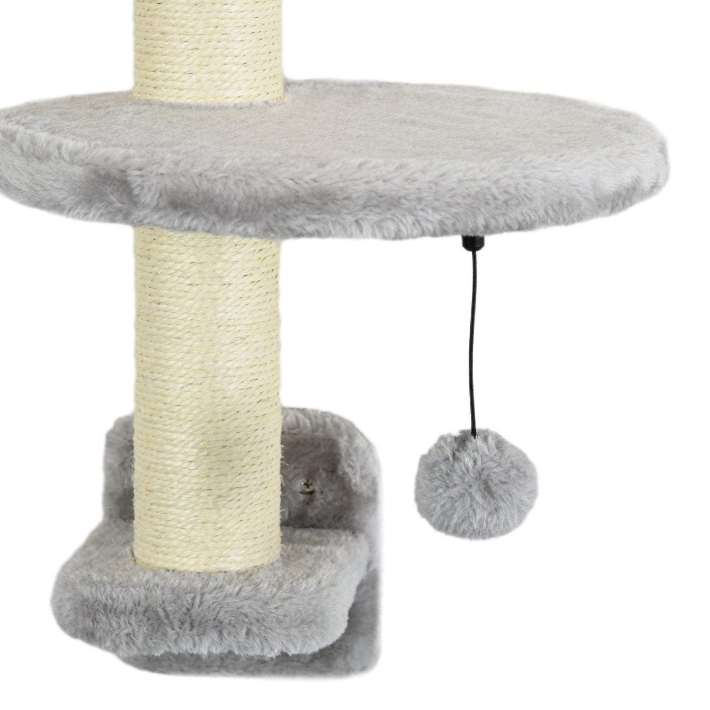 3PCs Cat Shelves with Hammock, Scratching Posts, Platforms, Grey Cat Climbing Wall   at Gallery Canada